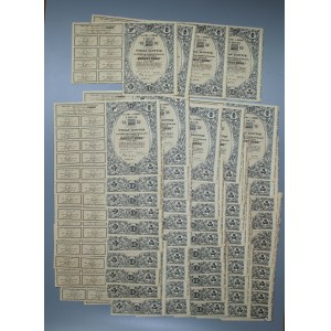 ERNEST-ERBE Fabryka Łączników i Wyrobów Lano-Kutych, 1.000 zł. Zestaw 54 szt. (1066)