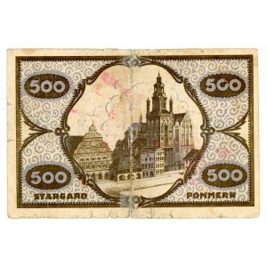 Stargard/Stargard i. Pom., 500,000/500 marks 1922 (523)