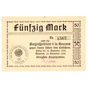 Knurów/Knurow, 50 marks 1918 (529)