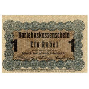 Ober Ost, Poznań, 1 Rubel 1916 - krótka klauzula (549)