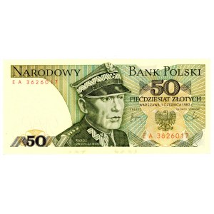 PRL, 50 złotych 1982 EA (554)