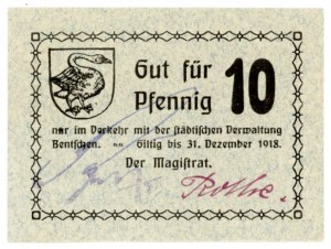 Zbąszyń/Bentschen, 10 fenig 1918 (604)