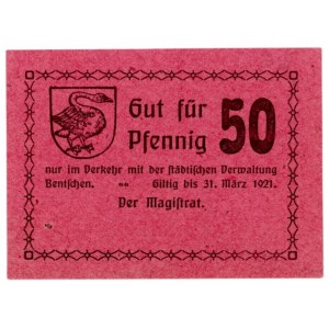 Zbąszyń/Bentschen, 50 fenigów 1921 (606)