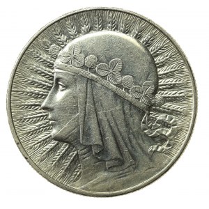 II RP, 10 złotych 1932, Warszawa, Głowa Kobiety (806)