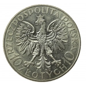 II RP, 10 złotych 1932, Warszawa, Głowa Kobiety (806)