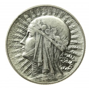 II RP, 5 złotych 1934, Warszawa, Głowa Kobiety (810)
