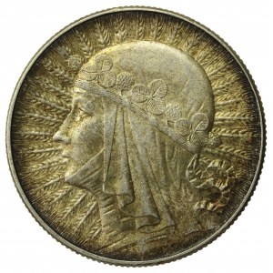II RP, 5 złotych 1934, Warszawa, Głowa Kobiety (836)