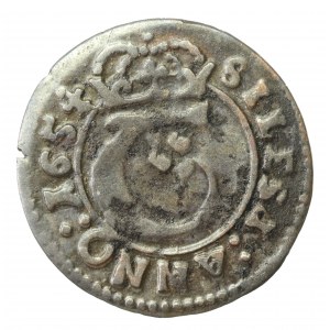 Śląsk, Księstwo Cieszyńskie, Ferdynand IV, Obol 1654, Cieszyn. Pełna data (999)