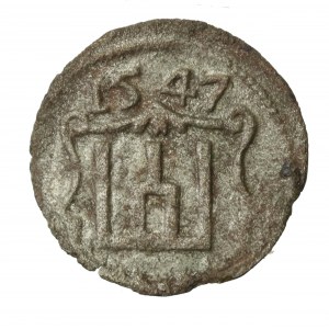 Zygmunt II August, Obol 1547, Wilno (1003)