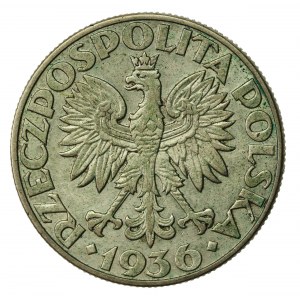 II RP, 5 złotych 1936 Żaglowiec (420)