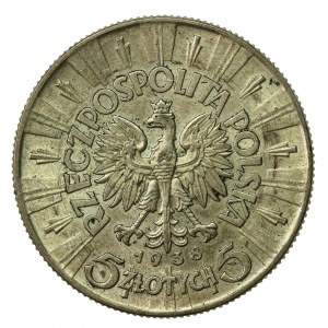 II RP, 5 złotych 1938 Piłsudski (422)