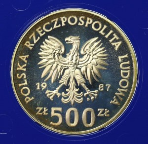 People's Republic of Poland, 500 gold 1987, European Football Championship (451)