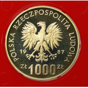 PRL, 1000 złotych 1987, Wratislavia, Próba (455)