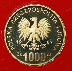 People's Republic of Poland, 1000 gold 1987, Wratislavia, Sample (455)