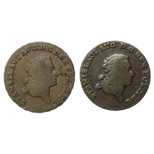 Stanislaw August Poniatowski, set of trojaks 1788 and 1790, Warsaw (460)