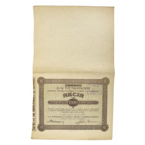 S.W. Niemojowski Fabryka Papieru i Wyrobów z Papieru S.A. w Bielsku, 1000 mkp 1921 (642)
