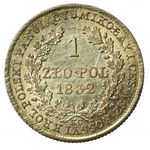 Królestwo Polskie, 1 złoty 1832 KG, Warszawa (225)