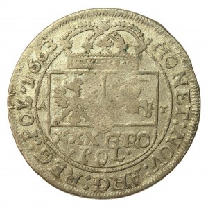 Jan Kazimierz, Tymf 1663, Lviv, Krakow. Rare (756)