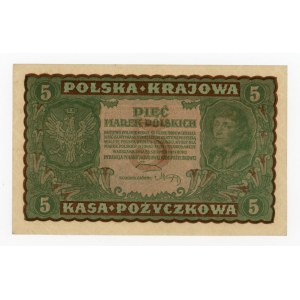 II RP, 5 mkp 1919 II Serja BE (127)