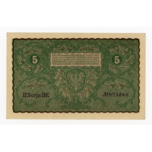 II RP, 5 mkp 1919 II Serja BE (127)