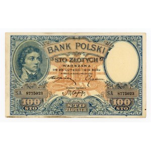II RP, 100 złotych 1919 S.A. (133)