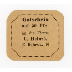 Duszniki/Reinerz, Heinze, 50 fenigów (205)