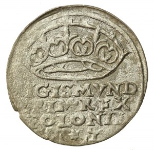 Sigismund I the Old, penny 1547, Cracow, lying digit 7 in date (710)