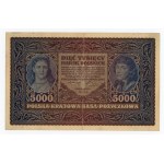 II RP, zestaw 5.000 mkp 1920 II Serja A i B. Razem 2 szt. (451)