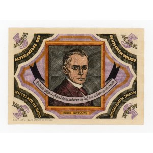 Wrocław/Breslau; Altershilfe Des Deutschen Volks; ważny do 30.5.1922; 5 marek (1214)