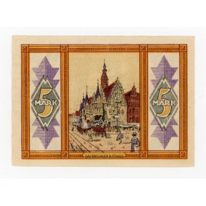 Wrocław/Breslau; Altershilfe Des Deutschen Volks; ważny do 30.5.1922; 5 marek (1214)