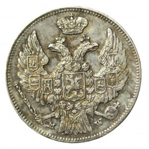Zabór rosyjski, 15 kopiejek=1 złoty 1839 MW, Warszawa (586)