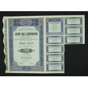 LILPOP, RAU & LOEWENSTEIN - 1 x 100 złotych 1937 (1508)