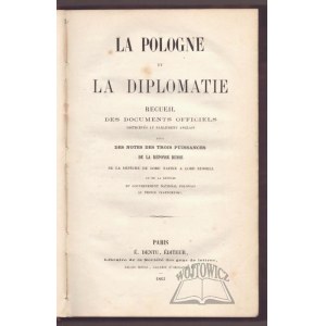 (POWSTANIE Styczniowe). La Pologne et la diplomatie.