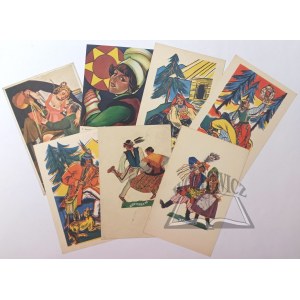 STRYJEŃSKA Zofia. Postcards.
