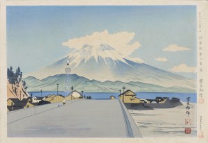 Tomikichirō Tokuriki (1902-2000), Góra Fuji z plaży Okitsu, 1939/1940
