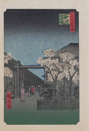 Utagawa Hiroshige (1797 - 1858), wyd. Yoshikawa Kobunkan, Świt w Yoshiwara, z cyklu „100 słynnych widoków Edo”, Tokio, 1918