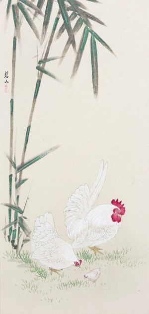 Honnyo Shonin (1778 - 1826), Kogut i kura, 1925