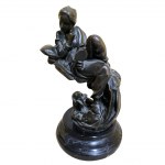 Miguel Fernando Lopez pseud. Milo (ur. 1955), Młoda kobieta z psem i lusterkiem