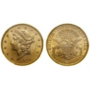 Spojené štáty americké (USA), $20, 1896, Philadelphia