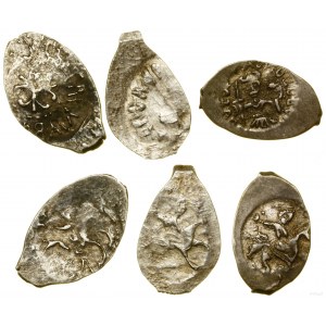 Moskevské velkoknížectví, sada: 3 x dienga, 1462-1505, Moskva