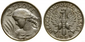 Polska, 2 złote, 1925, Filadelfia