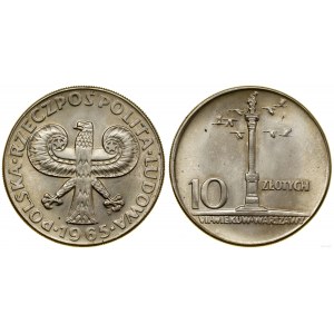 Polska, 10 złotych, 1965, Warszawa