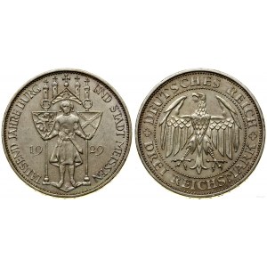 Niemcy, 3 marki, 1929 E, Muldenhütten