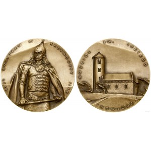 Polska, medal z serii królewskiej koszalińskiego oddziału PTAiN - Bolesław III Krzywousty, 1988, Warszawa
