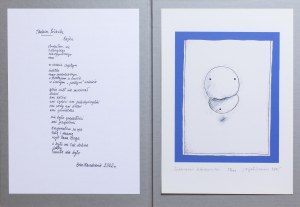 FIJAŁKOWSKI STANISŁAW, Wydawnictwo artystyczne: Tadeusz Różewicz i Stanisław I Fijałkowski zawierające grafikę: Tadeuszowi Różewiczowi, ed. 93/100, 2005,