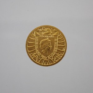 Č.R. 1/25 oz Český lev 2022 Česká mincovna 5 dollars Au 999,