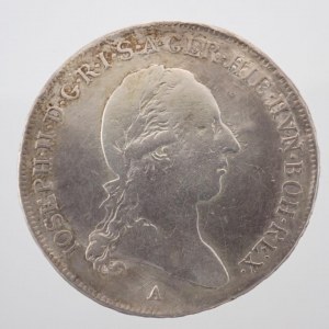 1/4 tolar křížový 1789 A Josef II,