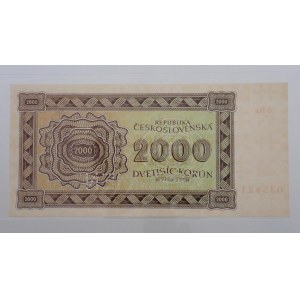 2000 korun 1945 s.5Ra 035821 Specimen dole,