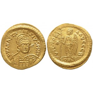 Anastasius I (491-518), Solidus; AV (4,57 g; 20,3 mm)