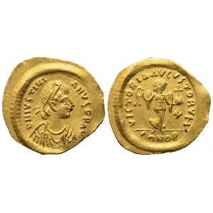 Justinian I (527-565), Tremissis; AV (1,47 g; 16,2 mm)